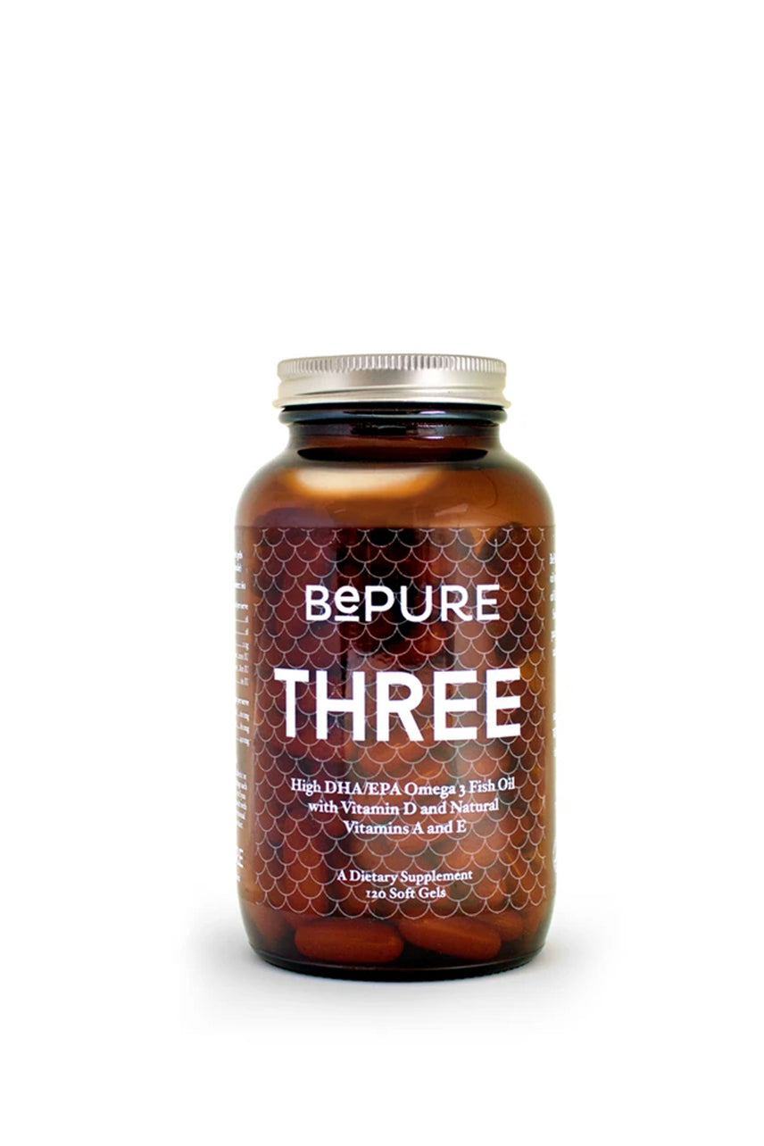 BePure Three - Omega 3 Fish Oil 120 Capsules - Life Pharmacy St Lukes