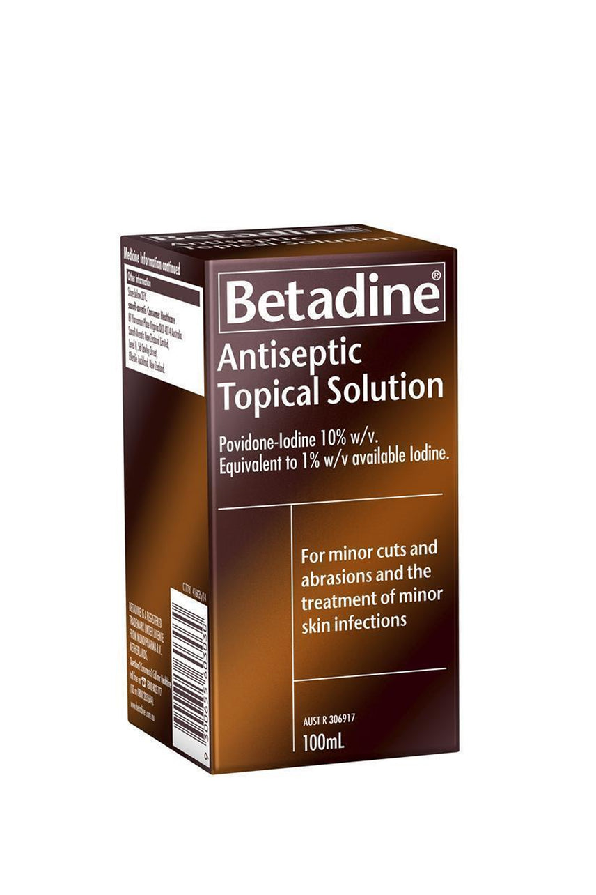 BETADINE Antiseptic Topical Solution 100ml - Life Pharmacy St Lukes