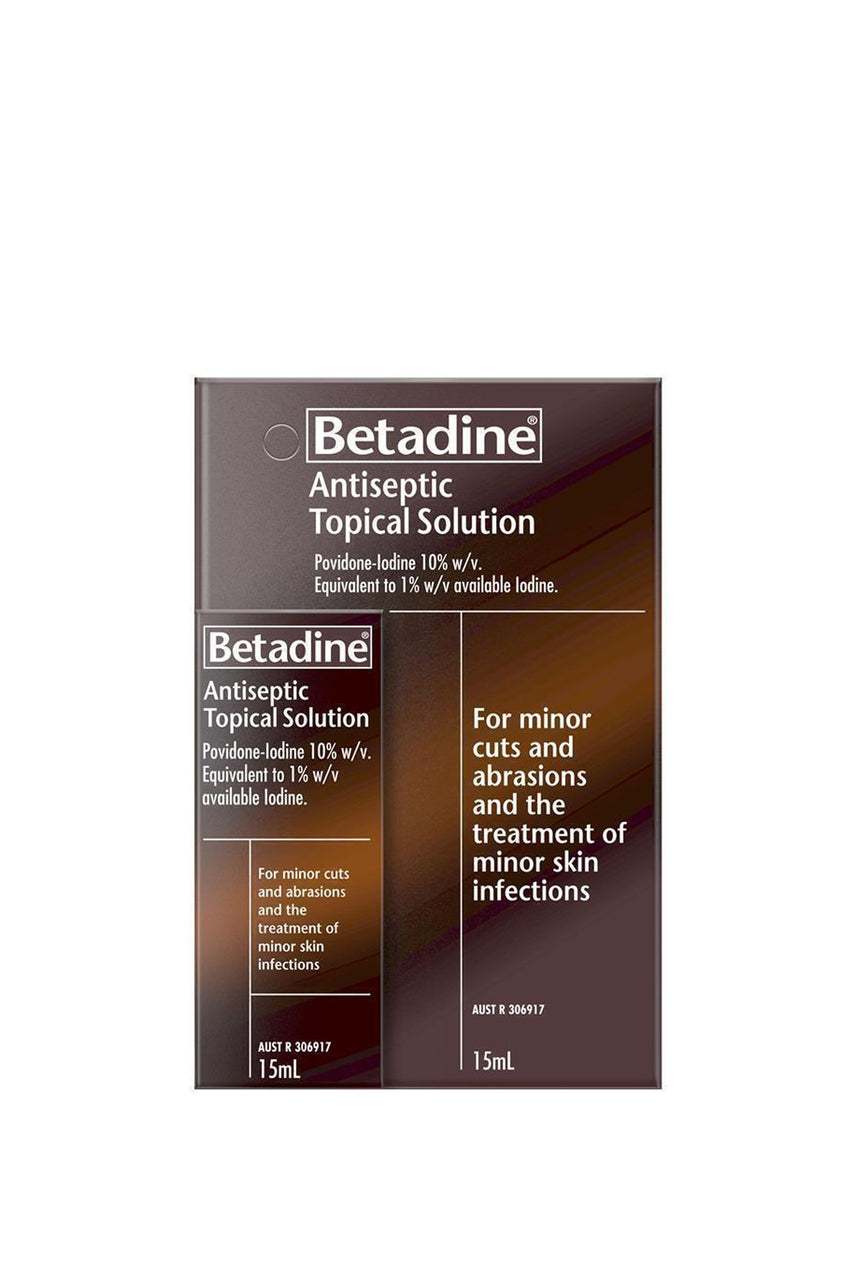 BETADINE Antiseptic Topical Solution 15ml - Life Pharmacy St Lukes