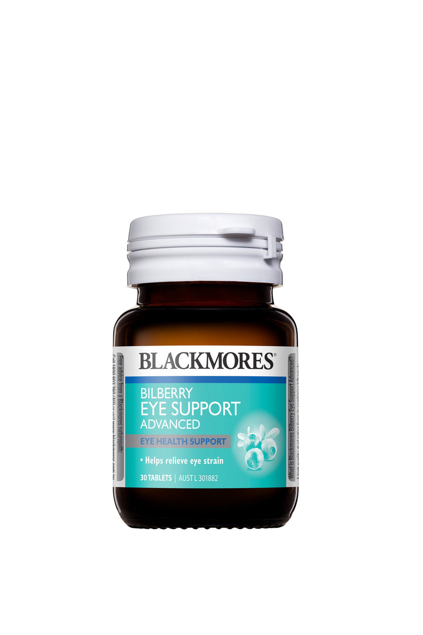 Blackmores Bilberry Eye Support Advance 30 Tablets - Life Pharmacy St Lukes