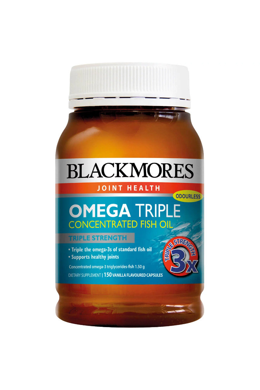 Blackmores Omega Triple Concentrated Fish Oil Capsules 150 - Life Pharmacy St Lukes
