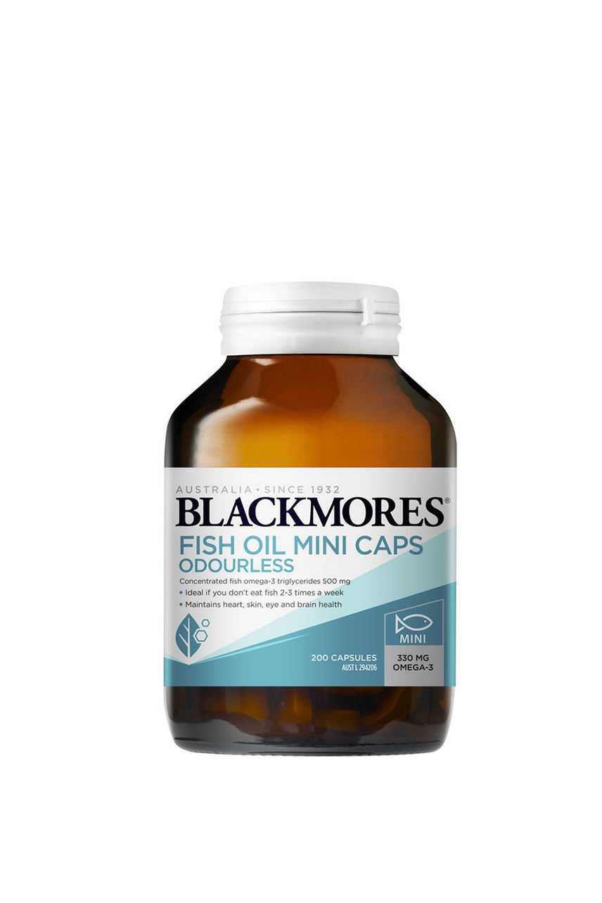 Blackmores Odourless Fish Oil Mini 200 Capsules - Life Pharmacy St Lukes