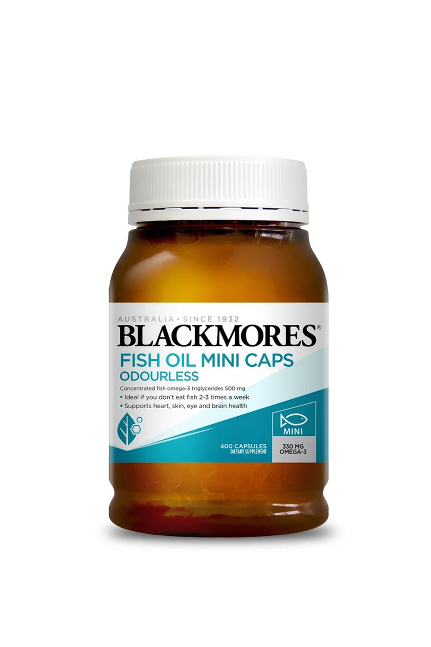 Blackmores Odourless Fish Oil Mini 400 Capsules - Life Pharmacy St Lukes