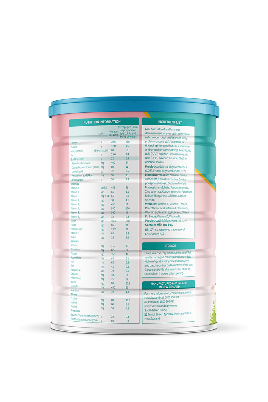 Blue River Dairy Goat Milk Infant Formula 6-12mth 800g - Life Pharmacy St Lukes