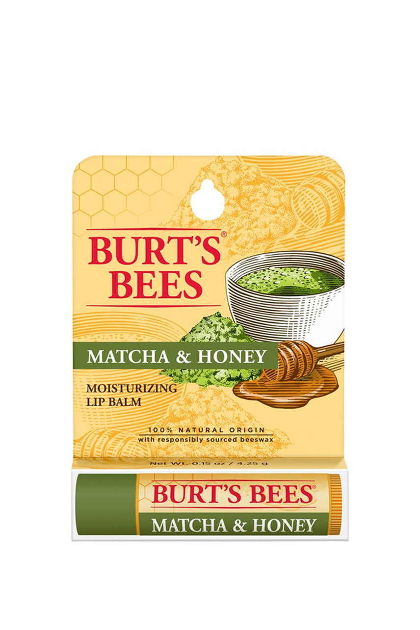 BURTS Bees Lip Balm Matcha & Honey 4.25g - Life Pharmacy St Lukes