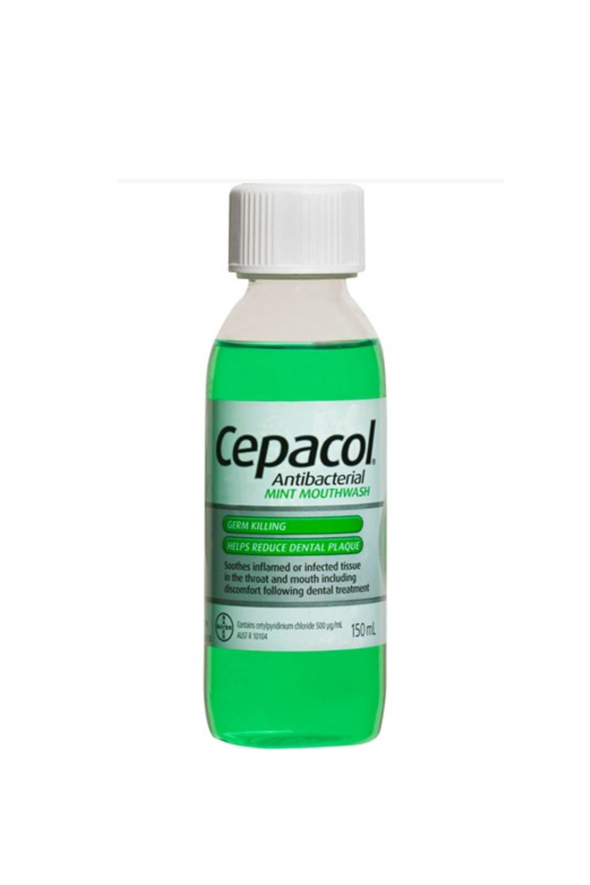 CEPACOL Mouth Wash Solution Mint 150ml - Life Pharmacy St Lukes