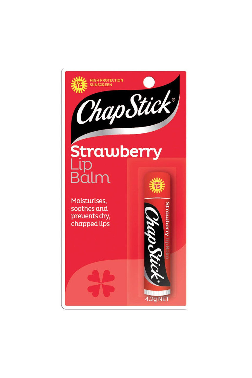 CHAPSTICK Lip Balm Strawberry SPF15 4.2g - Life Pharmacy St Lukes