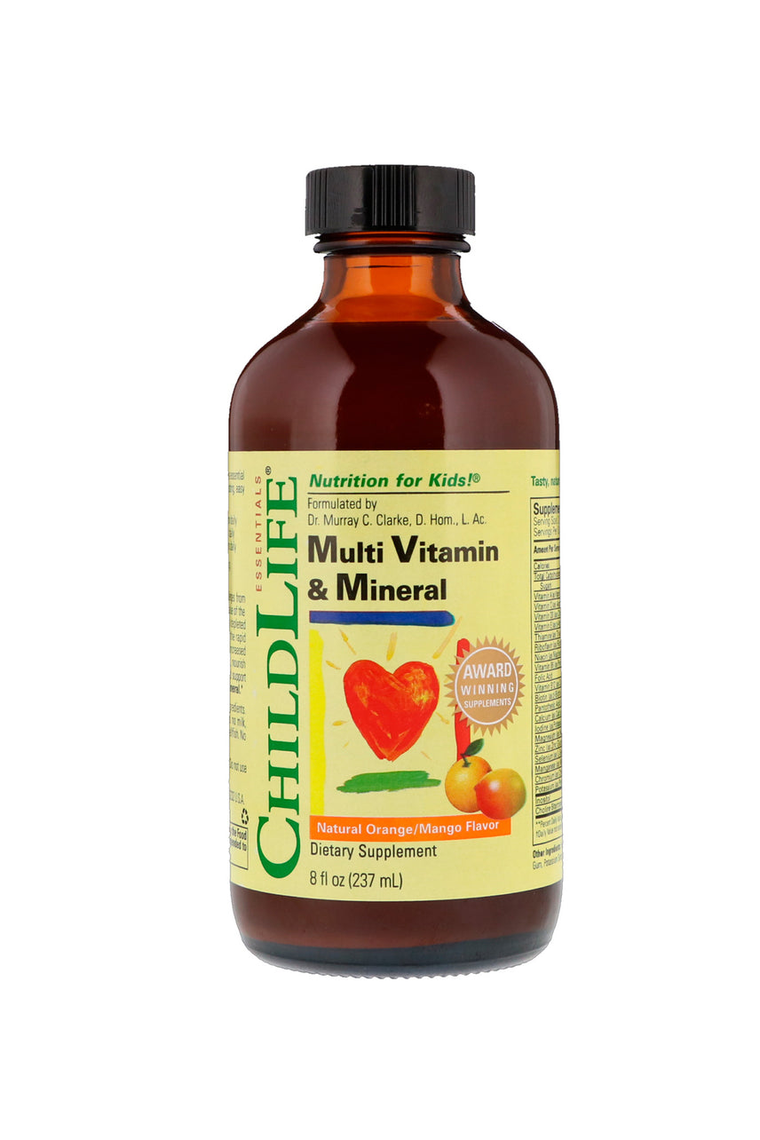 CHILDLIFE Multi Vitamin & Mineral -Natural Orange/Mango Flavor 237ml - Life Pharmacy St Lukes