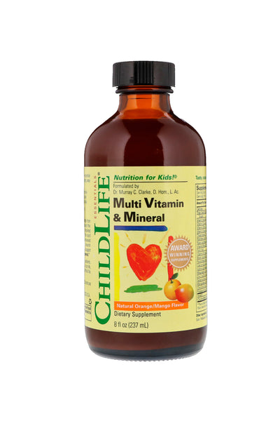 CHILDLIFE Multi Vitamin & Mineral -Natural Orange/Mango Flavor 237ml - Life Pharmacy St Lukes