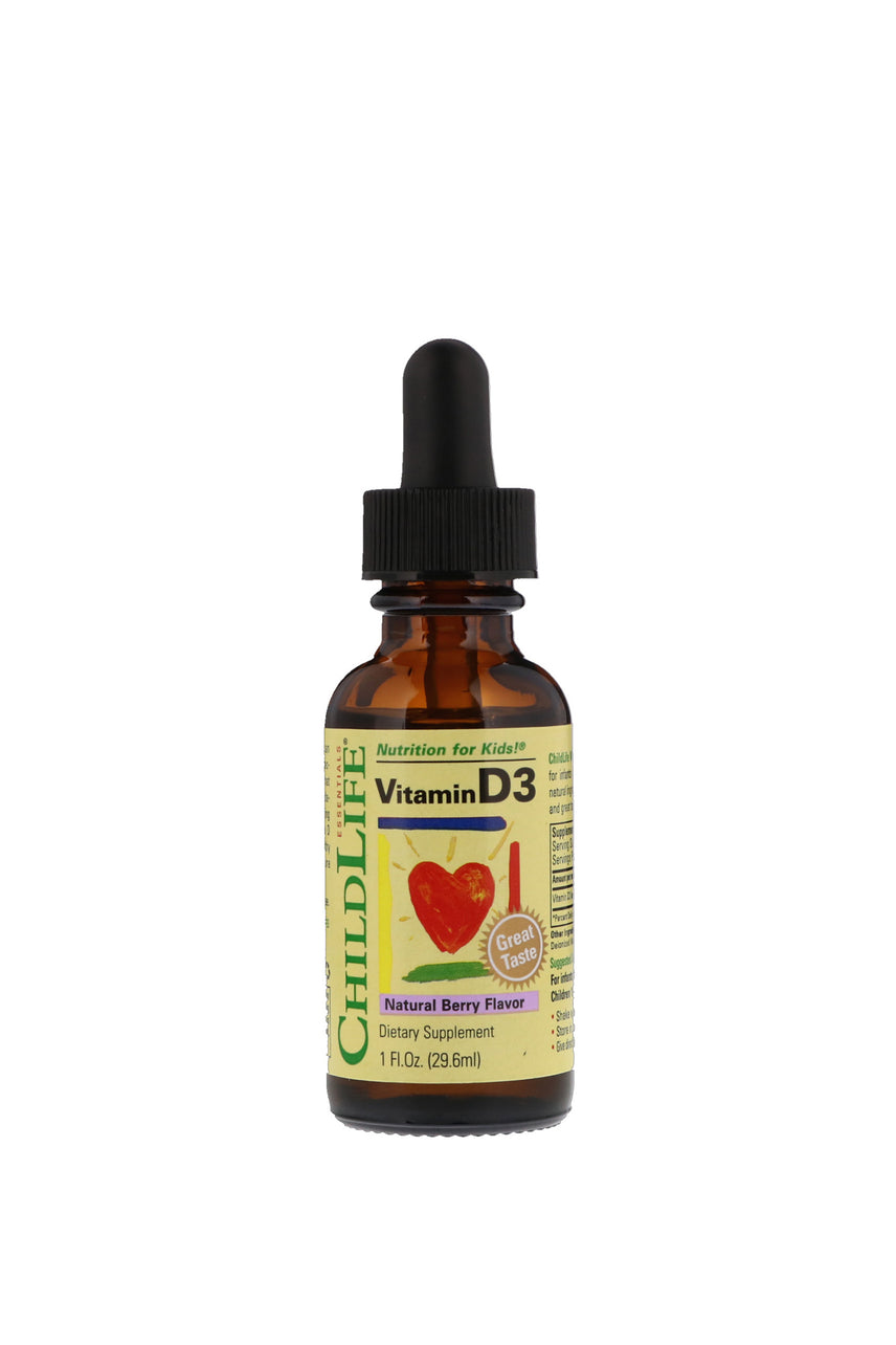 CHILDLIFE Vitamin D3  Natural Berry Flavor 29.6ml - Life Pharmacy St Lukes