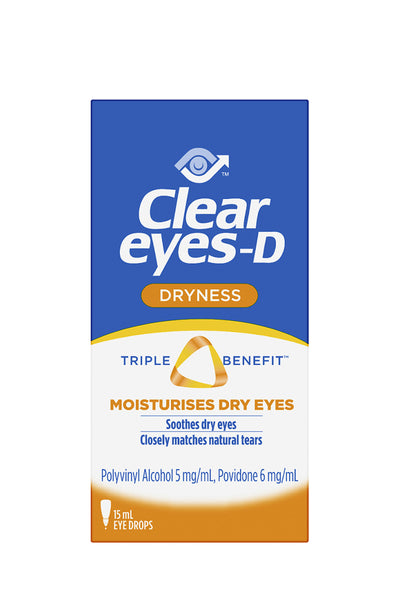 CLEAR EYES-D 15ml - Life Pharmacy St Lukes