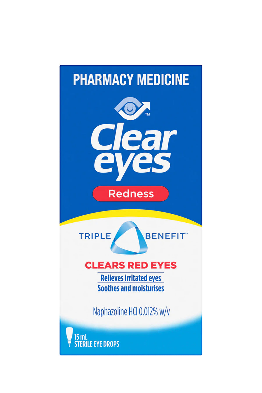 CLEAR EYES Redness 15ml - Life Pharmacy St Lukes