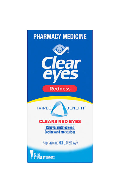 CLEAR EYES Redness 15ml - Life Pharmacy St Lukes