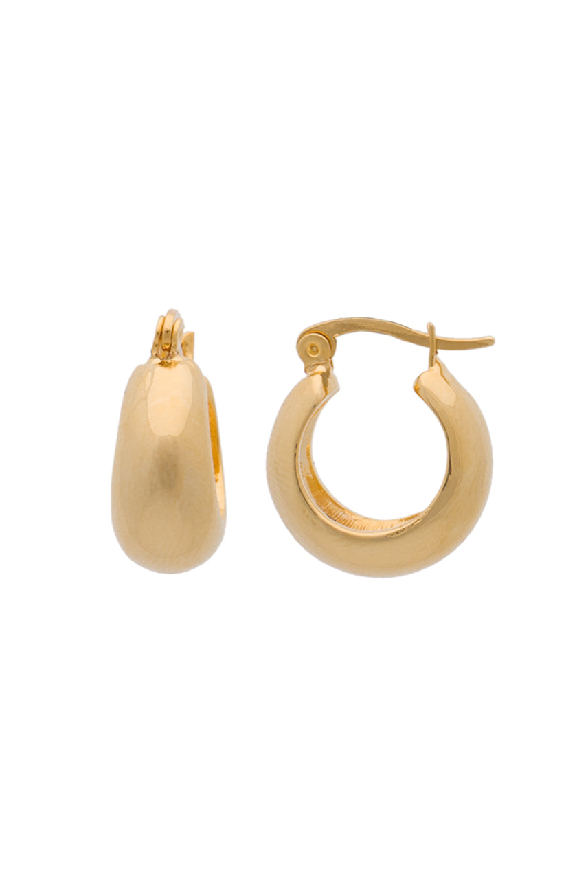 EURO 58470 Thick Gold Click Hoops - Life Pharmacy St Lukes