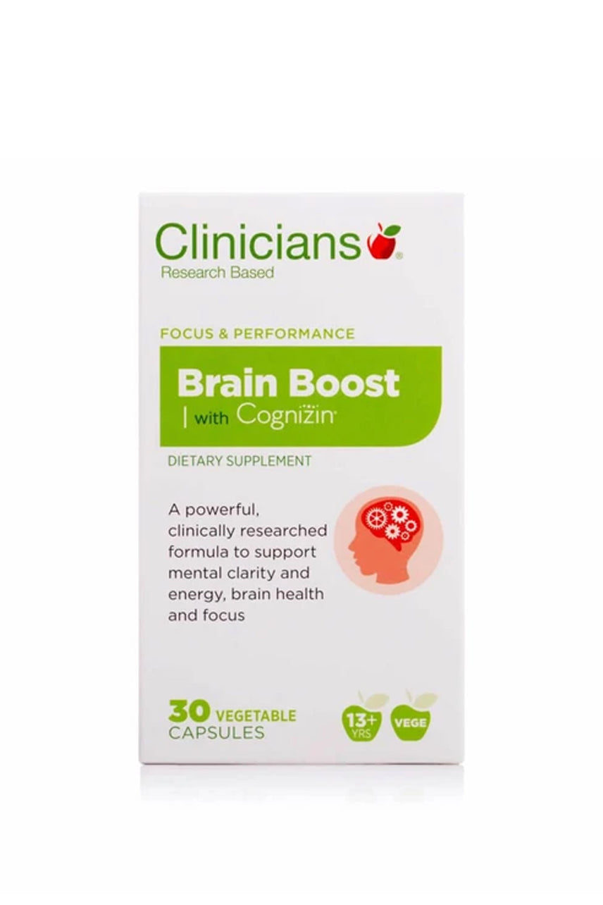 CLINICIANS Brain Boost with Cognizin 30 Capsules - Life Pharmacy St Lukes