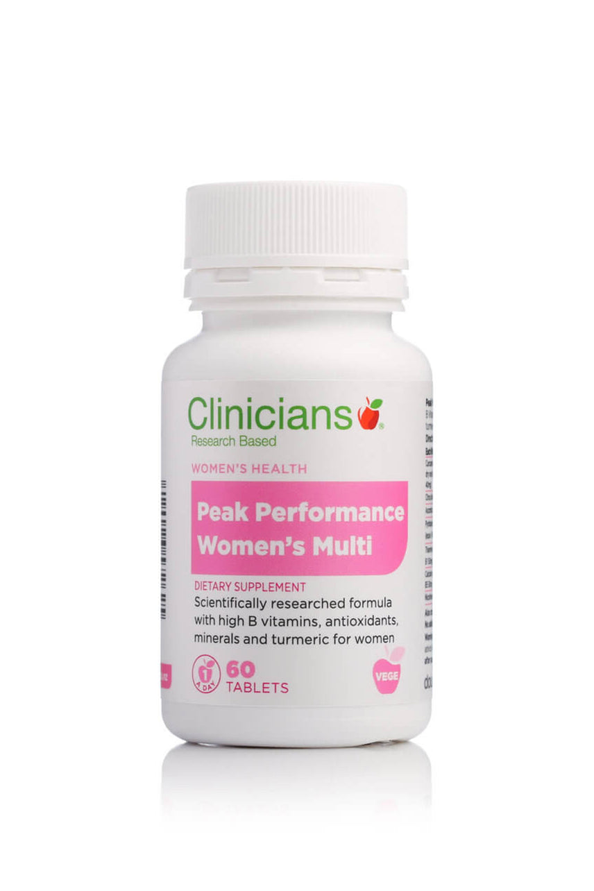 CLINICIANS Peak Performance Women Multi 60tb - Life Pharmacy St Lukes