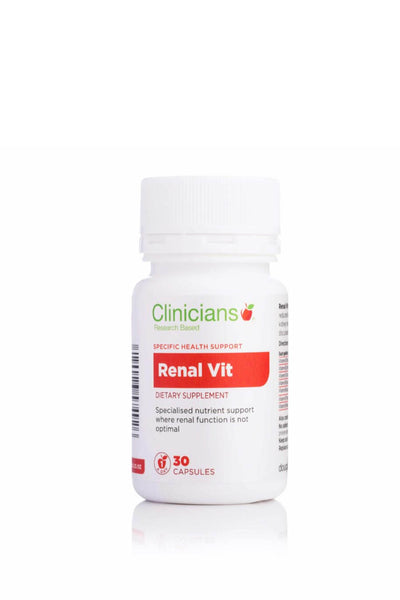 CLINICIANS Renal Vit 30caps - Life Pharmacy St Lukes