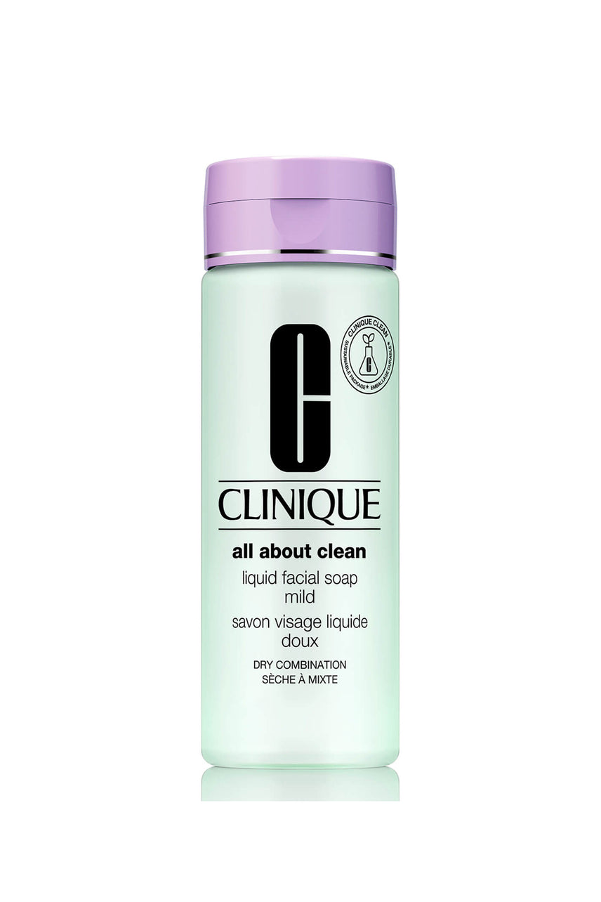 CLINIQUE Liquid Facial Soap Mild  - All About Clean 200ml - Life Pharmacy St Lukes
