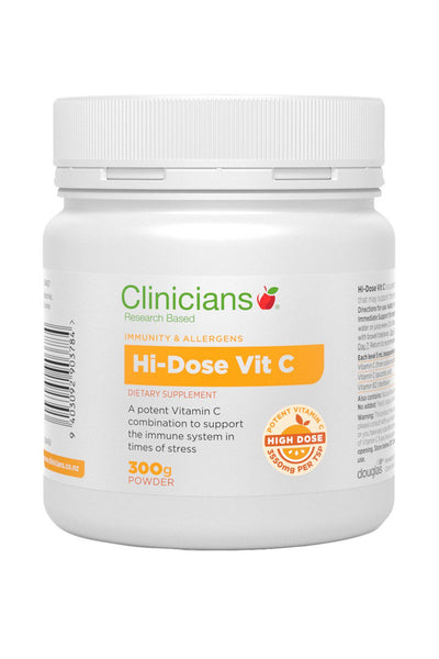 CLINICIANS Hi-Dose Vitamin C Powder 300g - Life Pharmacy St Lukes