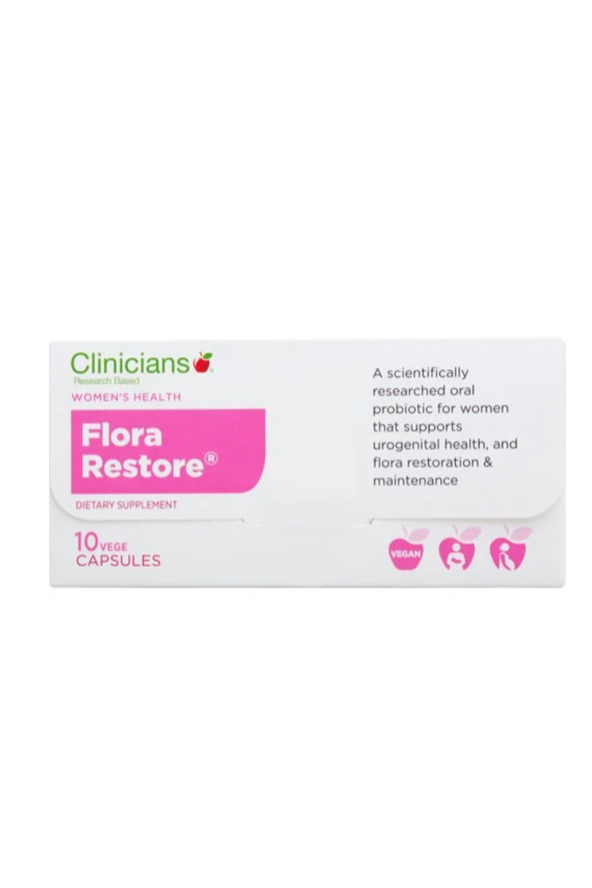 CLINICIANS Flora Restore 10 Capsules - Life Pharmacy St Lukes