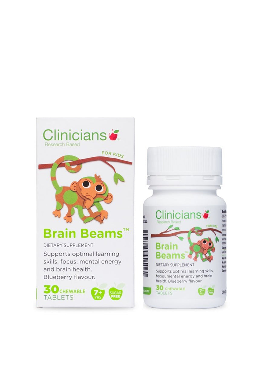 CLINICIANS Kids Brain Beams For Kids Chewable Tablets 30s - Life Pharmacy St Lukes