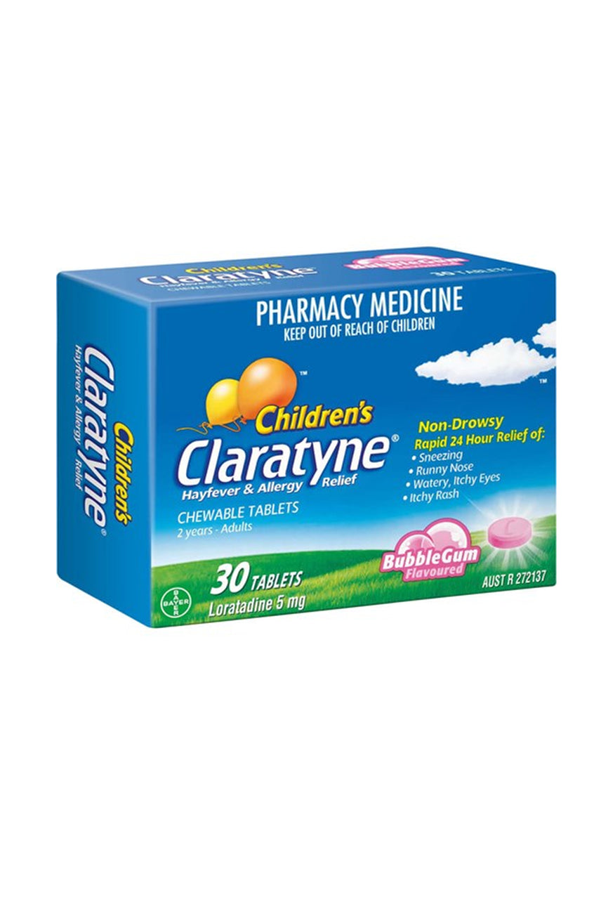 CLARATYNE Children's Chewable Tablets Bubblegum 30 Tablets - Life Pharmacy St Lukes