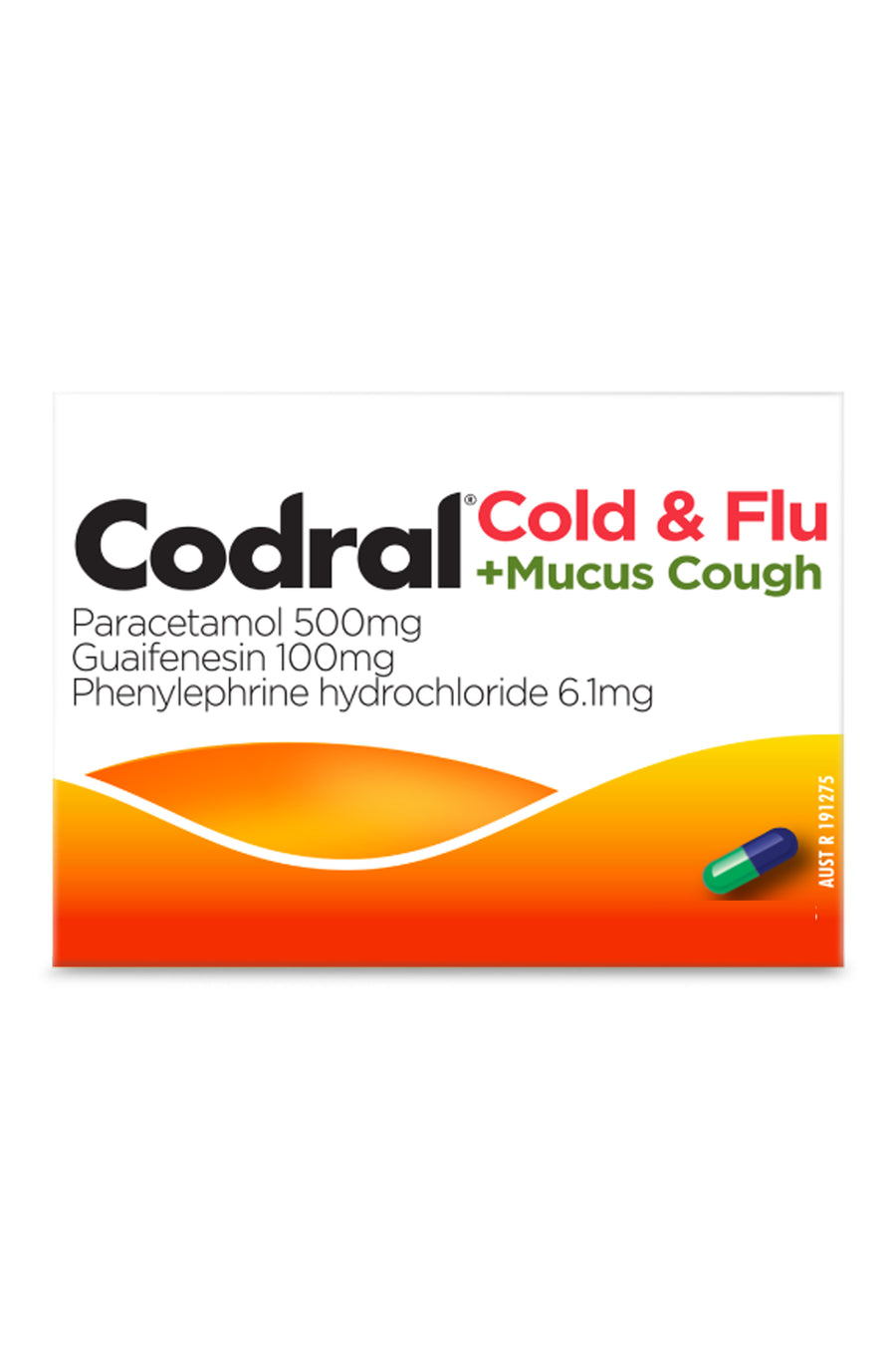 CODRAL Cold & Flu + Mucus Cough 48 Caps - Life Pharmacy St Lukes