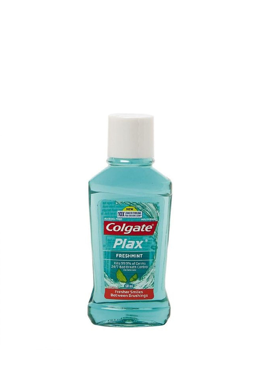 COLGATE Plax Antibacterial Travel Mouthwash Freshmint 60ml - Life Pharmacy St Lukes