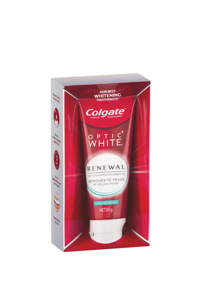 COLGATE Optic White Renewal 85g - Life Pharmacy St Lukes