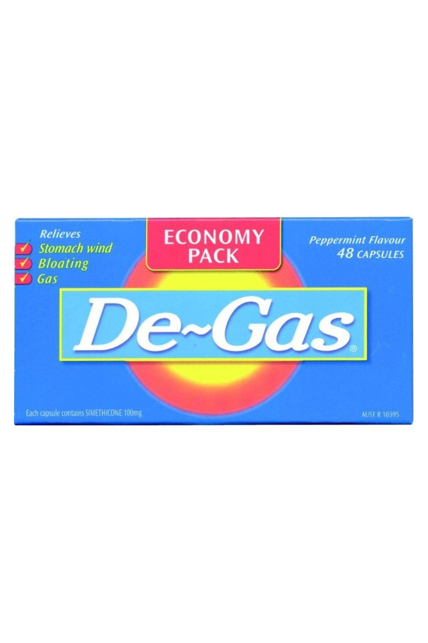 DE-Gas Capsules 48 - Life Pharmacy St Lukes