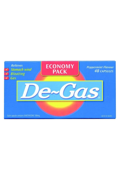 DE-Gas Capsules 48 - Life Pharmacy St Lukes