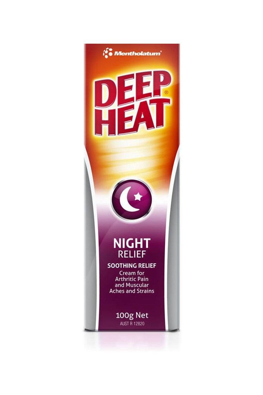 Mentholatum Deep Heat Night 100g - Life Pharmacy St Lukes