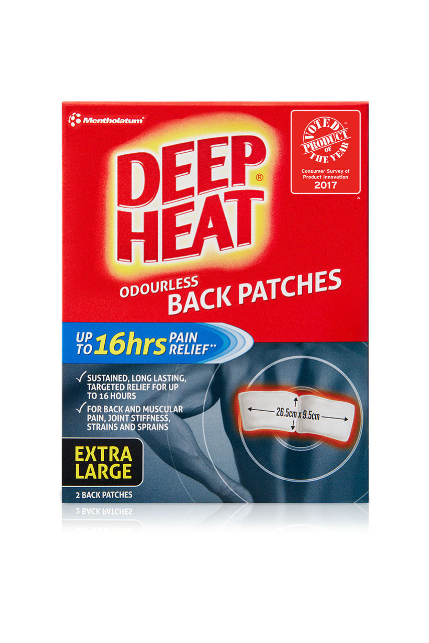 Mentholatum Deep Heat Back Patch 2pk - Life Pharmacy St Lukes