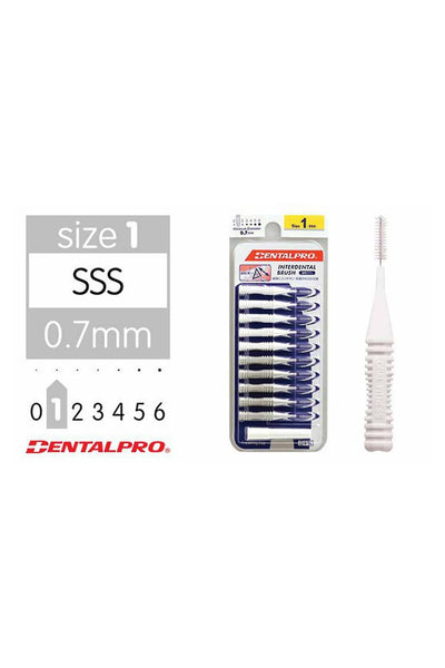DENTALPRO Interdental Brush Size 1 WhIte - Life Pharmacy St Lukes