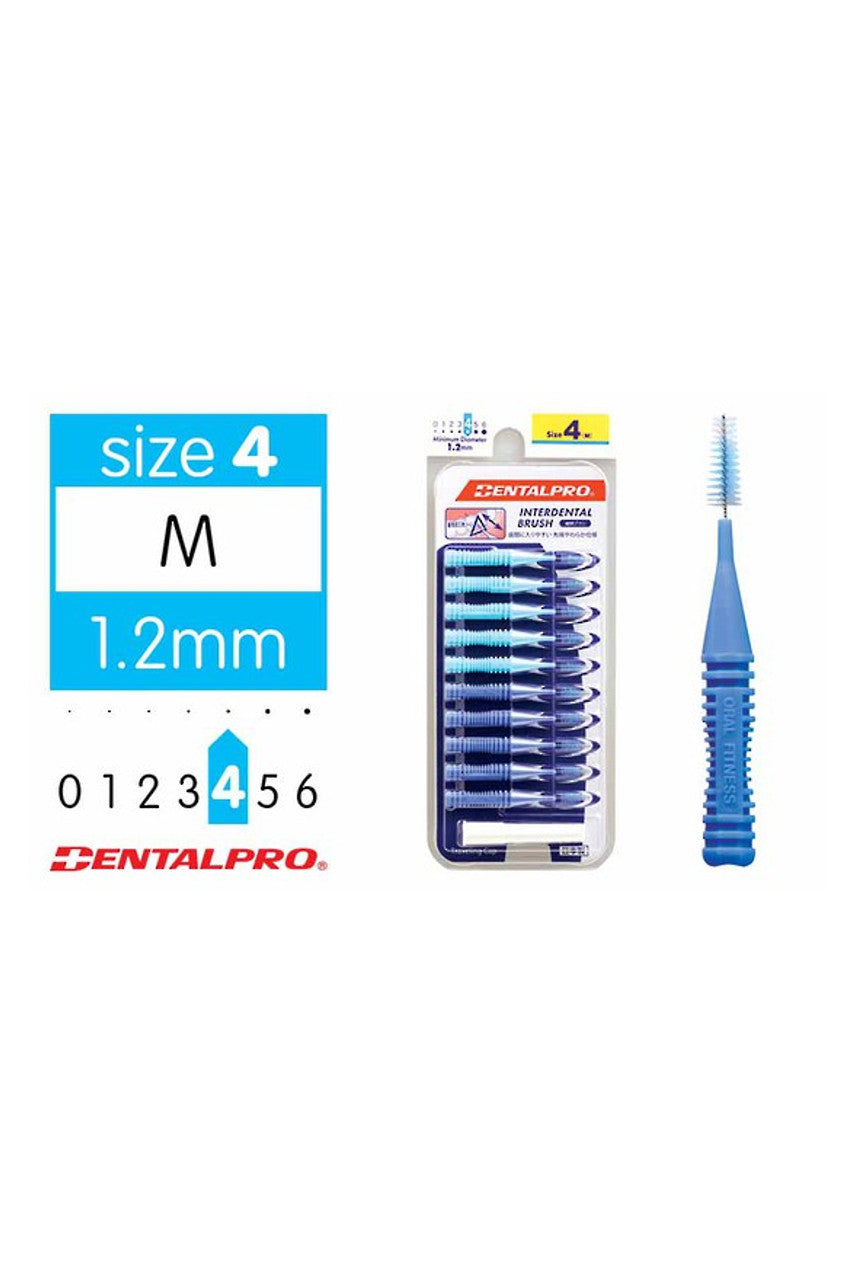 DENTALPRO Interdental Brush Size 4 Blue - Life Pharmacy St Lukes