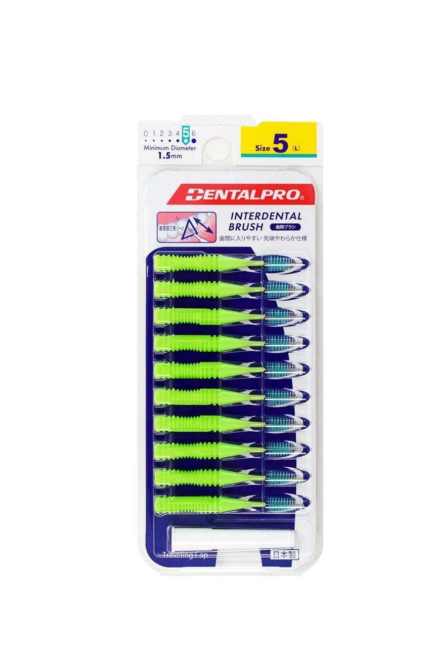 DENTALPRO Interdental Brush Size 5 Green 1.5mm - Life Pharmacy St Lukes