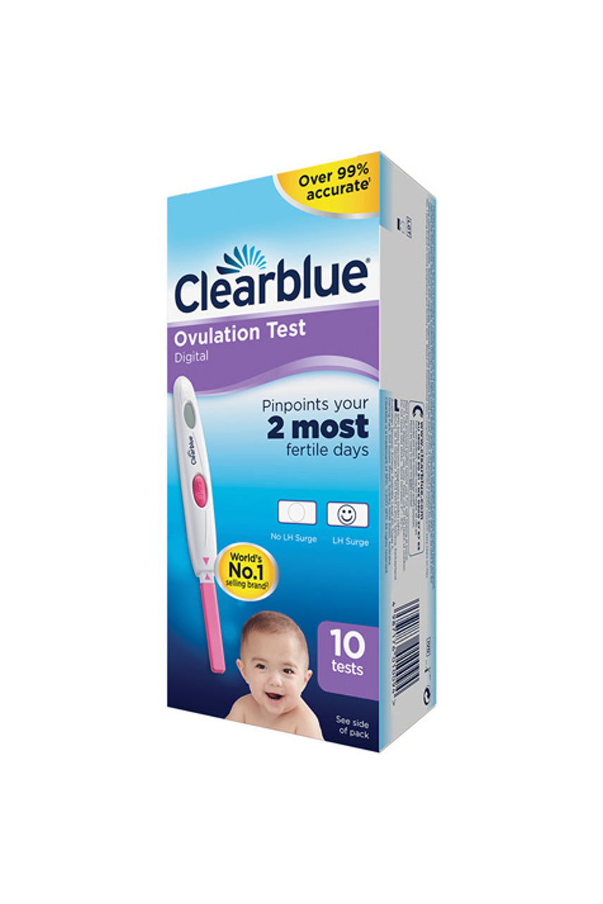 CLEARBLUE Digital Ovulation Test 10pk - Life Pharmacy St Lukes