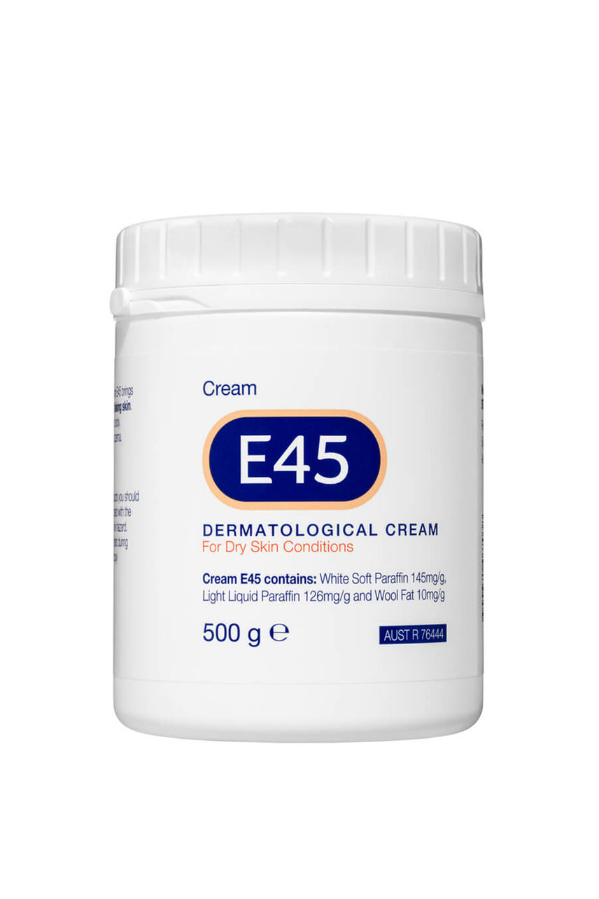 E45 Moisturising Cream for Dry Skin & Eczema 500g - Life Pharmacy St Lukes