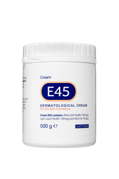 E45 Moisturising Cream for Dry Skin & Eczema 500g - Life Pharmacy St Lukes