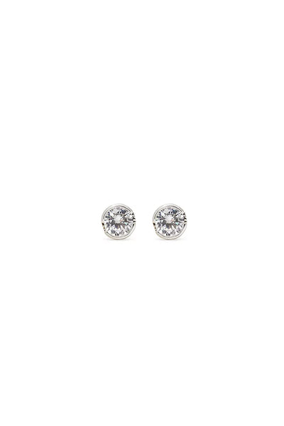 EarSense CH194 Silver Cased Cubic Zirconia Stud Earrings - Life Pharmacy St Lukes