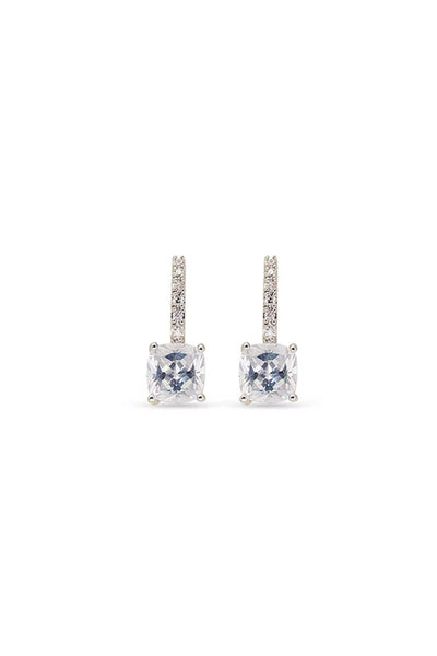 EarSense CH217 Square 8mm Crystal Drop Earring - Life Pharmacy St Lukes