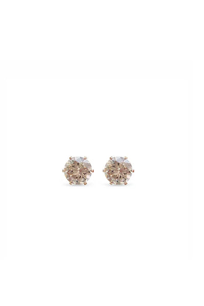 EarSense CH253 Rose Gold Crystal Circle Stud Earrings - Life Pharmacy St Lukes