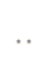 EarSense CZ-15 5mm Gold Cubic Zirconia Stud Earrings - Life Pharmacy St Lukes