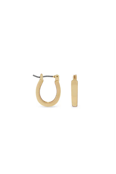 EarSense F354 15mm Gold Chunky Oval Click Hoops - Life Pharmacy St Lukes