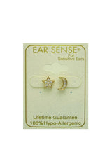 Earsense F387 Gold Sun & Moon Mismatched Pair - Life Pharmacy St Lukes