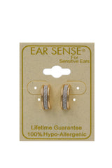 EarSense F385 Gold With Glitter Small Stud - Life Pharmacy St Lukes