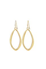 EarSense F393 Gold Open Silhouette Drops on a French Hook - Life Pharmacy St Lukes