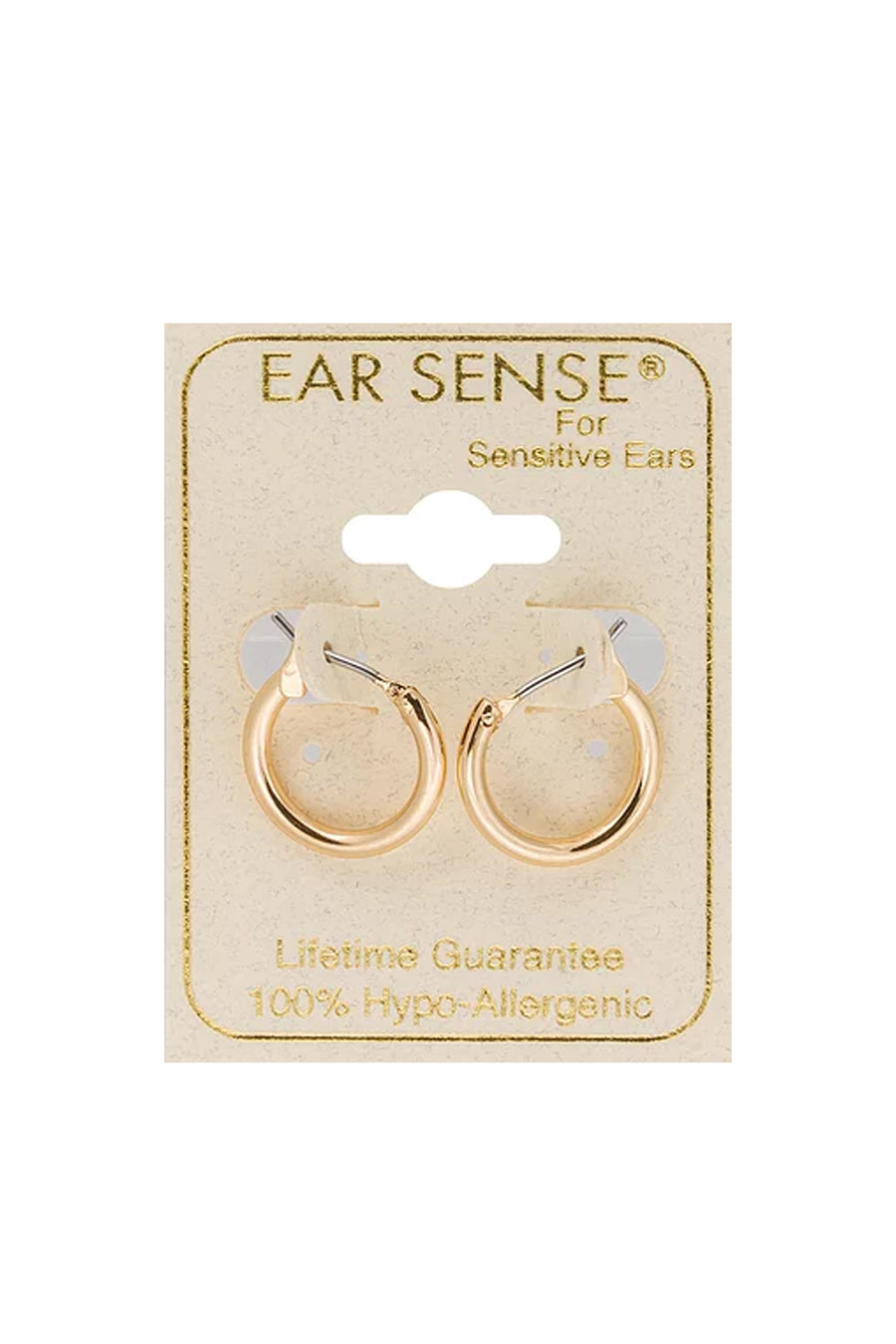 EarSense F492-2 12mm Gold Click Hoops - Life Pharmacy St Lukes