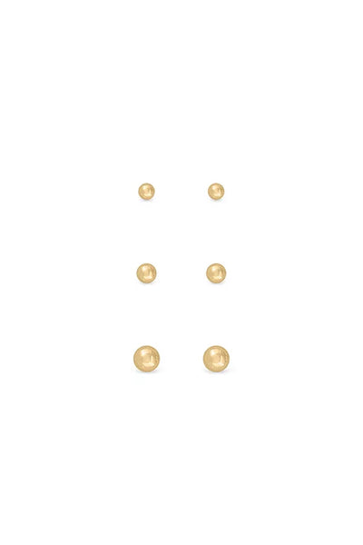 EarSense FC291 Gold Ball Stud Trio - Life Pharmacy St Lukes