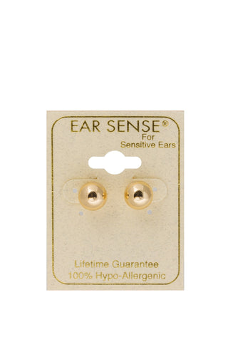 EarSense WBA-18G 8mm Gold Ball Studs - Life Pharmacy St Lukes